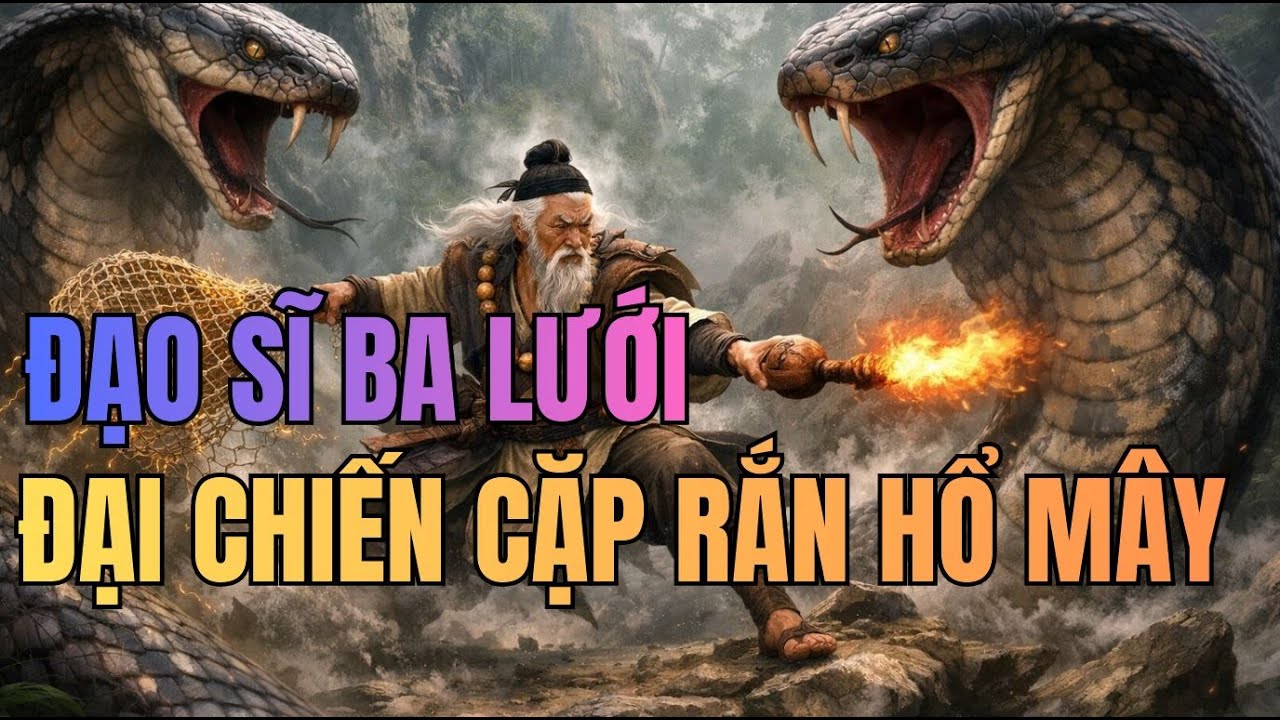Bí Ẩn Núi Cấm P10: Huyền Thoại Đạo Sĩ Ba Lưới Đại Chiến Với Cặp Rắn Hổ Mây