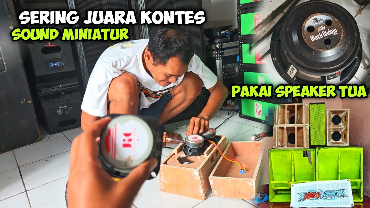 Siapa Sangka Sound Miniatur Ini Sering Juara Kontes Hanya Pakai Speaker Murah ‼️