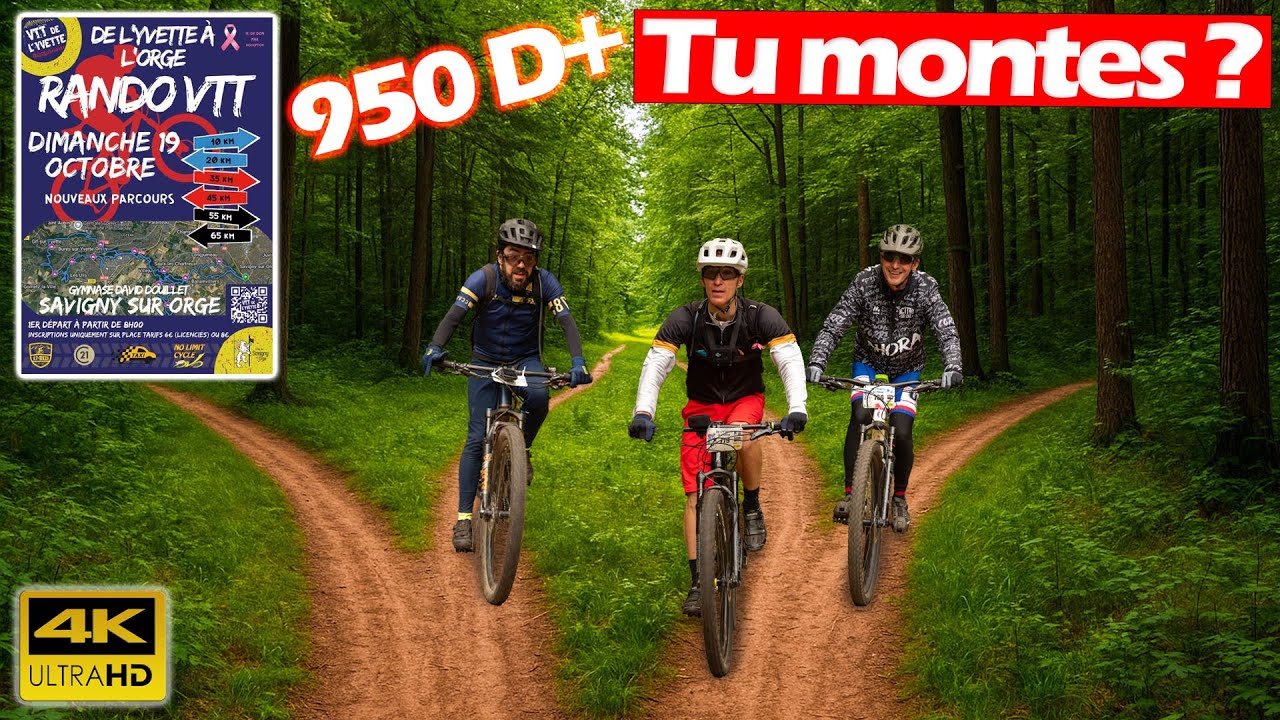 Rando VTT Yvette 2025 - nouveaux parcours 55 km de bonheur et mal aux pattes 😅