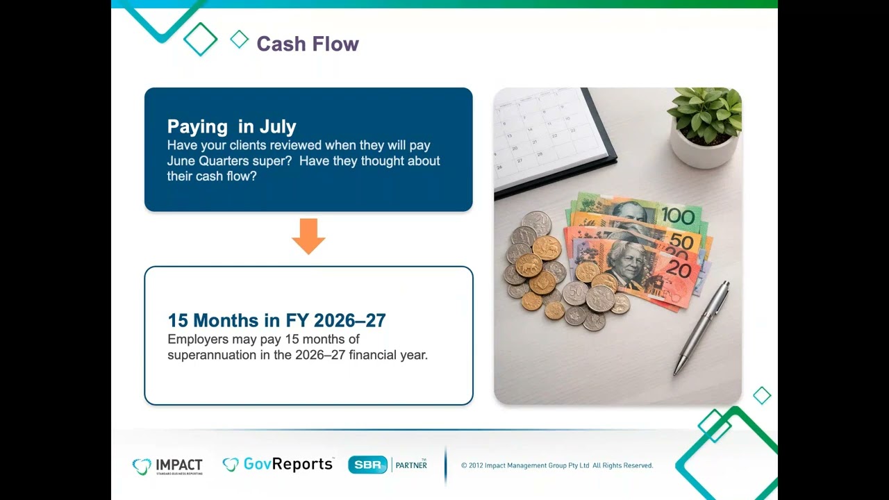 Payday Super and Single Touch Payroll for BAS and Tax Agents