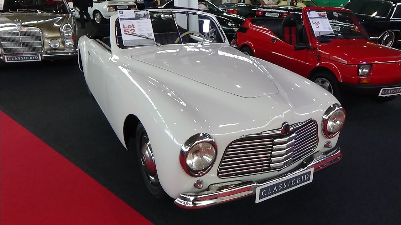 1950 Simca Sport 8 Cabrio - Exterior and Interior - Retro Classics Stuttgart 2022