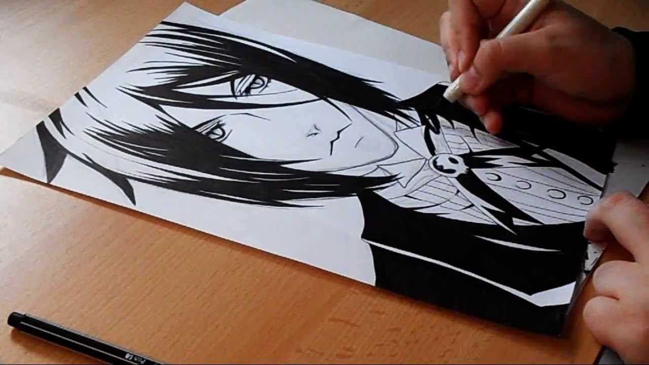 Speed Drawing Black Butler - Sebastian Michaelis