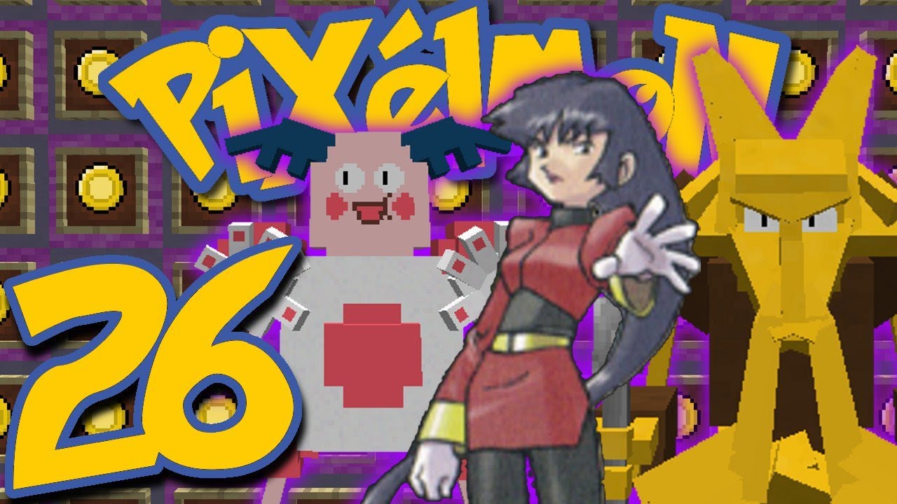 Pixelmon Ep. 26 - SABRINA GYM LEADER BATTLE! (Pixelmon Version 3.0.2)