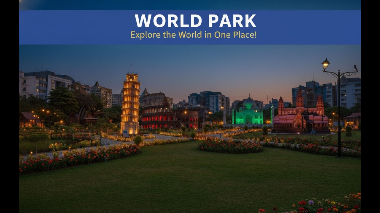 New World Park PCMC Pune Full Tour | 7 Wonders, Kids Playground