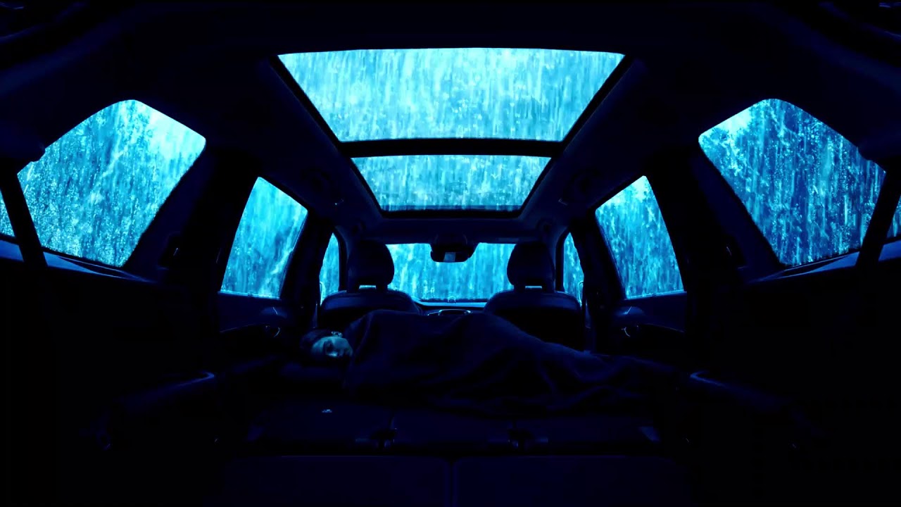 Rain Sounds on Cozy Car – Gentle Thunder for Sleep