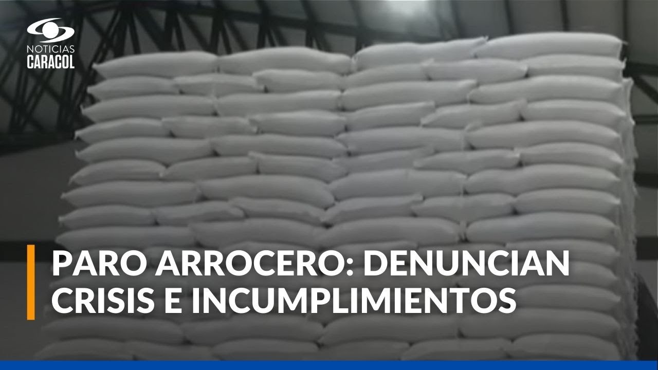 ¿Por qué los arroceros están en paro? Denuncian incumplimientos y crisis del sector