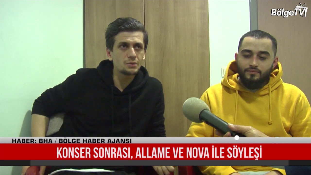 ALLAME & NOVA Sultanbeyli  Konseri sonrası röportaj