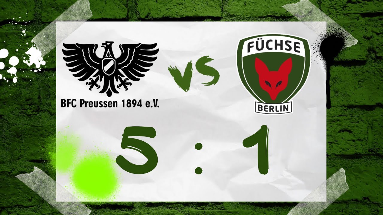 BFC Preussen - Füchse Berlin HIGHLIGHTS | 9. Spieltag BERLIN LIGA | BFC PREUSSEN TV