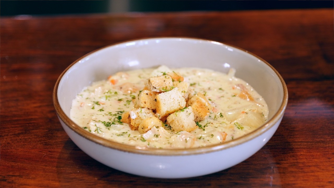 Smoked Lake Trout Chowder