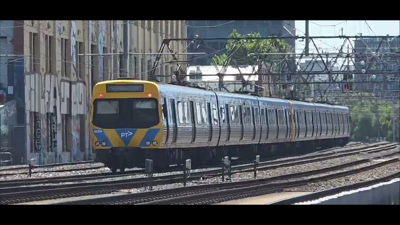 Trains at Cremorne Railway Bridge Part 2