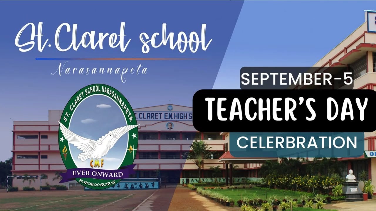 Teacher's Day 2024 Full Program | Must-Watch Celebration at St Claret School, Narasannapeta