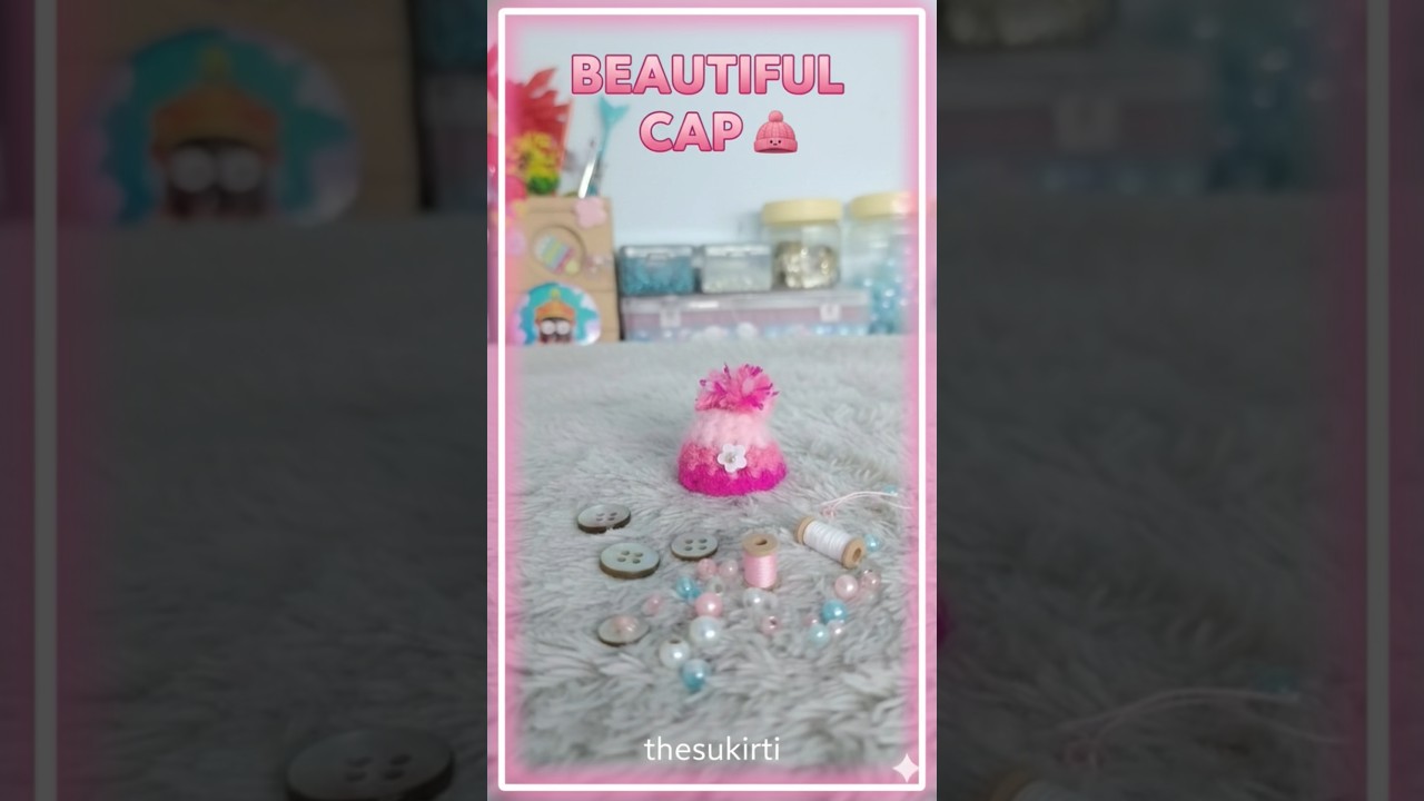 making woolen cap For laddu gopal ji 