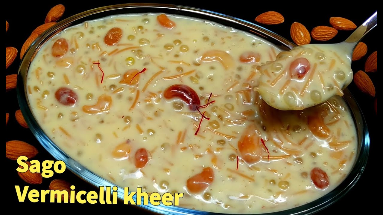 ಸಬ್ಬಕ್ಕಿ ಶಾವಿಗೆ ಪಾಯಸ ತಿಂದ್ರೆ ಆ ರುಚಿ ಎಂದೂ ಮರೆಯೋದಿಲ್ಲ ಒಮ್ಮೆ ಮಾಡಿ ನೋಡಿ| Sago vermicelli kheer recipe