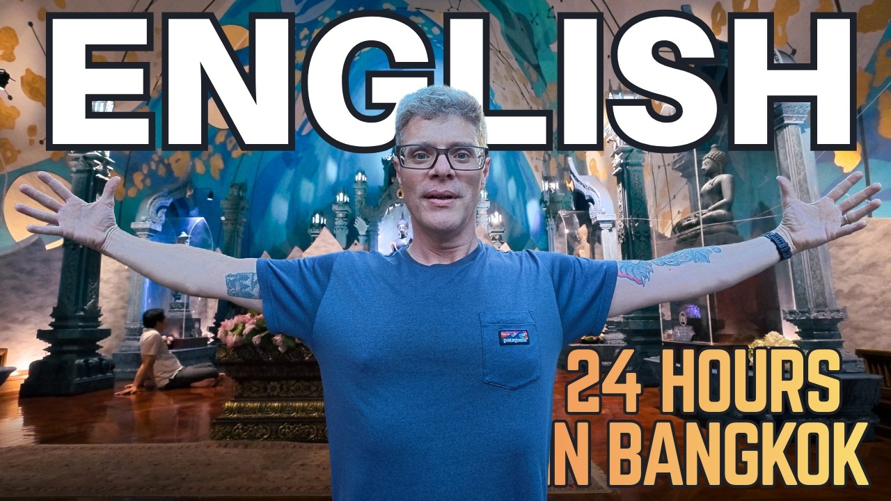 Learn English FAST and EASY at a Bangkok Temple on my last day in Bangkok