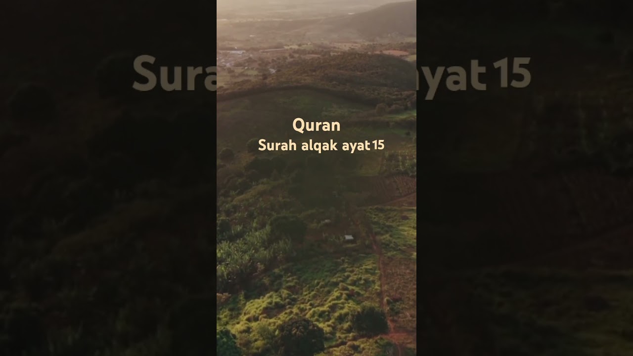 #Quran translation in Urdu only surah alqak ayat 15