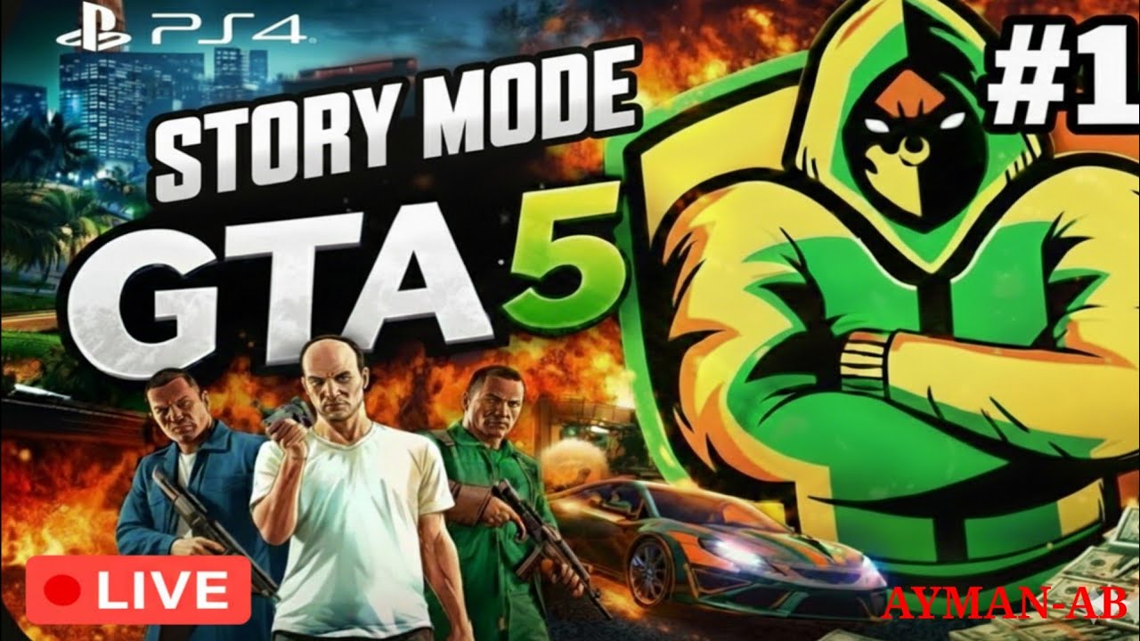 Grand Theft Auto V STORY MODE     {GTA V} #1 🔴LIVE STREAM