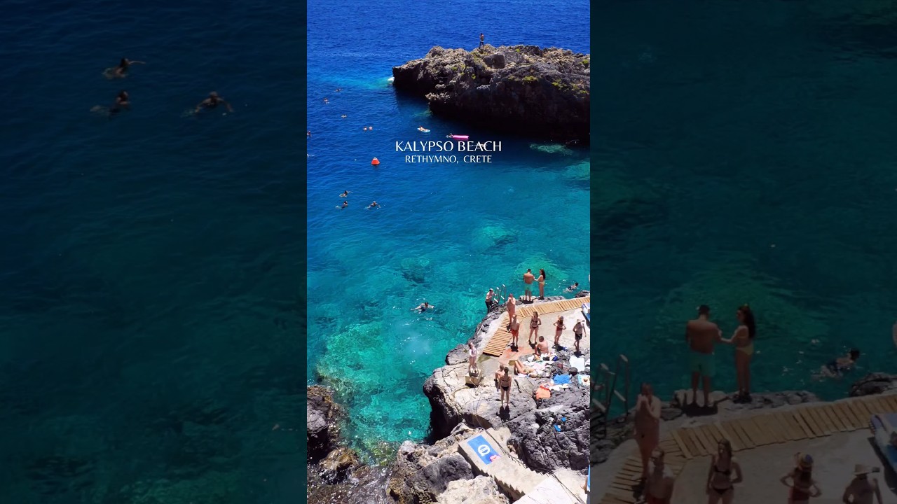 Kalypso Beach in south Rethymno, Crete