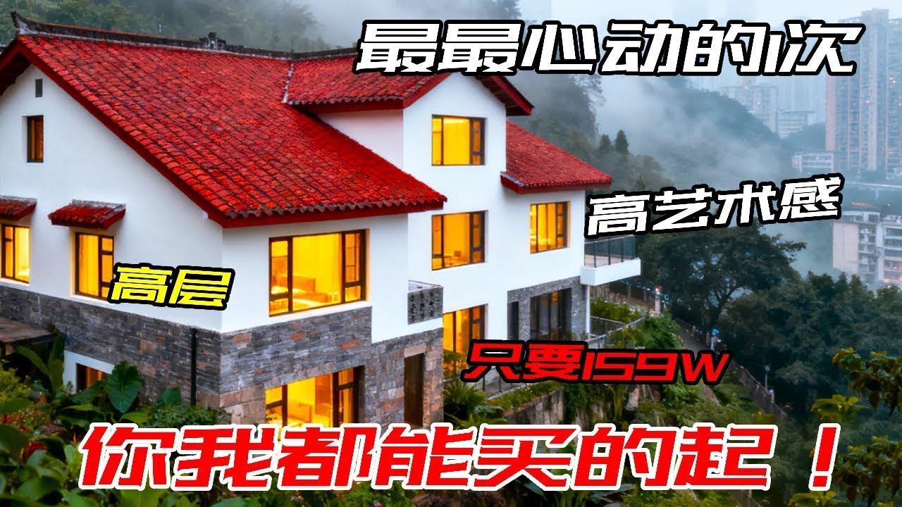 159 万的轻法式浪漫！重庆高层现房实测，目前最便宜的一集太香了！【叫豆老师怎么样】 #重庆房产 #重庆楼市 #装修设计 #轻法式 #高层 #叫豆老师怎么样