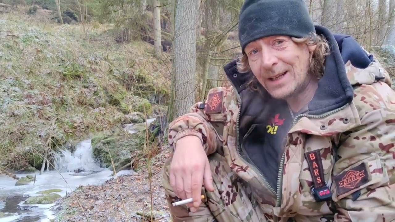 ...místo česnečky....křišťálový potok 💦🌲🌳🔥☕👍