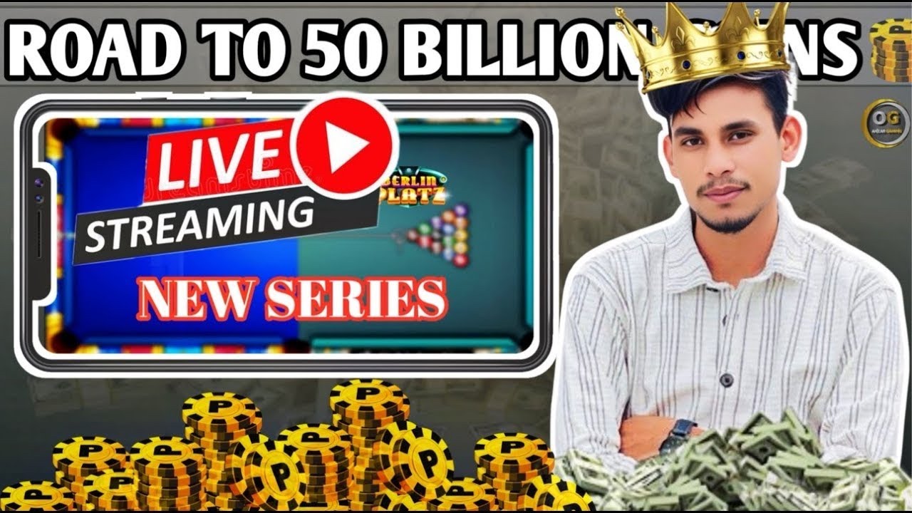 Serious Coins Making 10 Billion 🎯| In 8 Ball Pool | OG ANZAR is Live 🥶❤️‍🔥 
