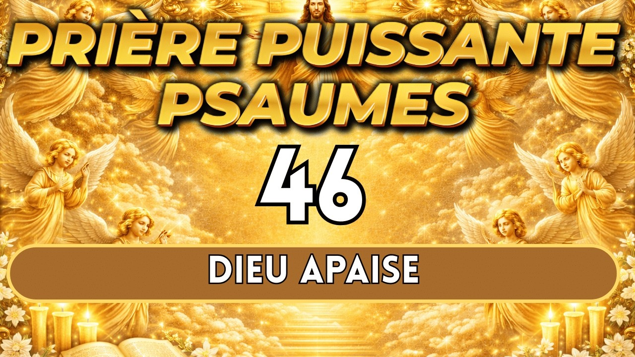 PSAUME 46 – PRIÈRE PUISSANTE POUR CALMER LES TEMPÊTES ET LES PEURS