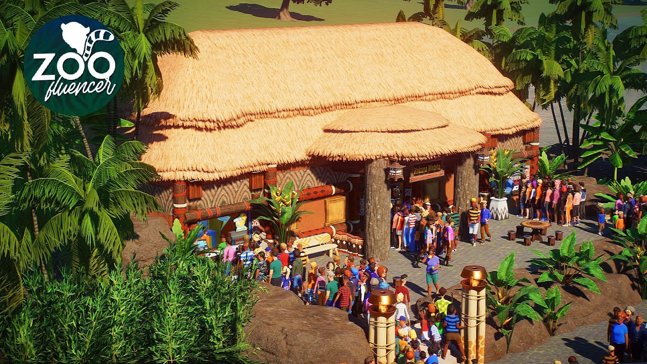 Planet Zoo Restaurant Hakuna Matata | Planet Zoo Speed Build | Monkey Island EP2