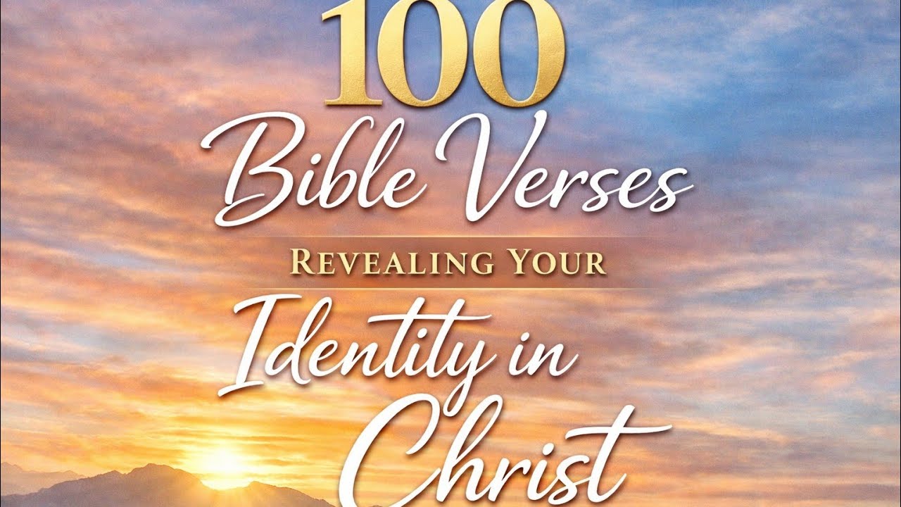 100 Bible Verses that speaks about your Identity in Christ |Affirmations to get your confidence back