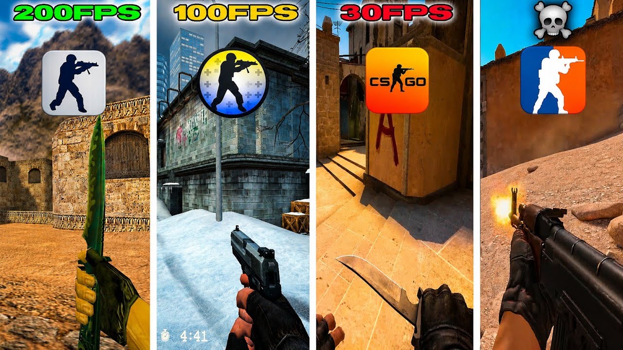 ЗАПУСТИЛ ВСЕ ЧАСТИ Counter-Strike НА 512 МБ ОЗУ!