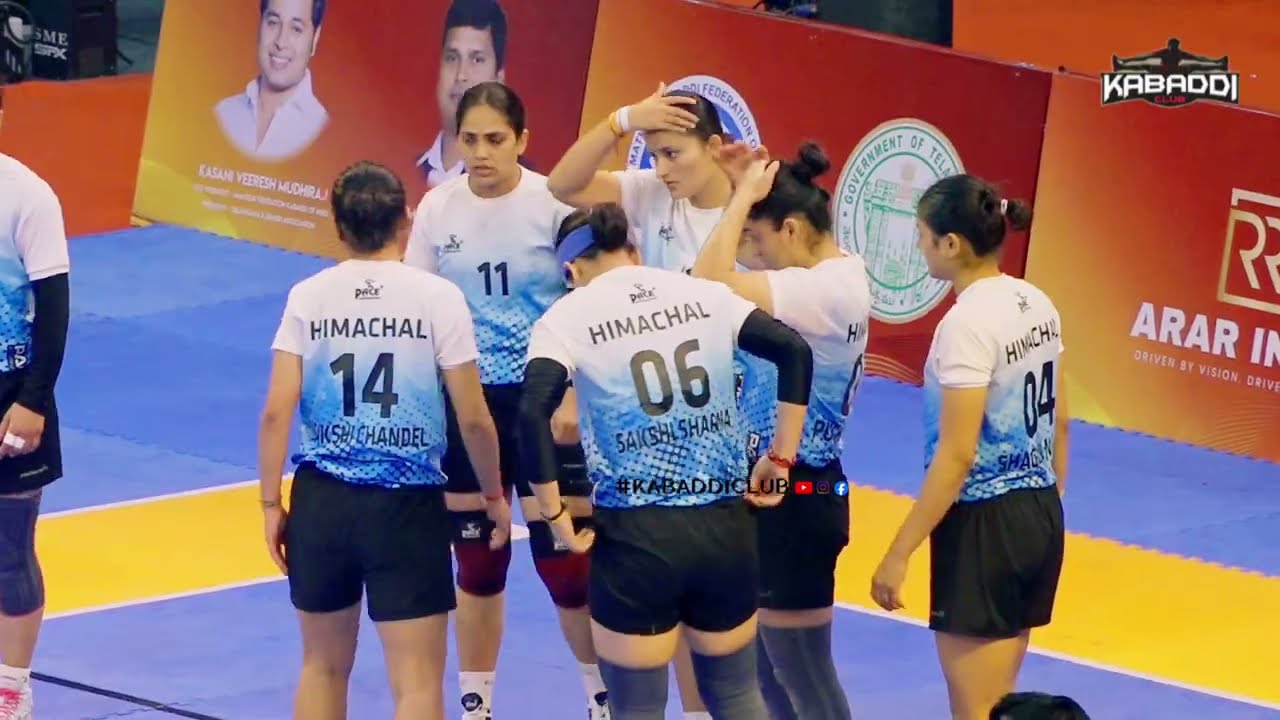 2nd Semi final-Haryana vs Himachal pradesh 72 senior womans kabaddi championship telangana 2026 