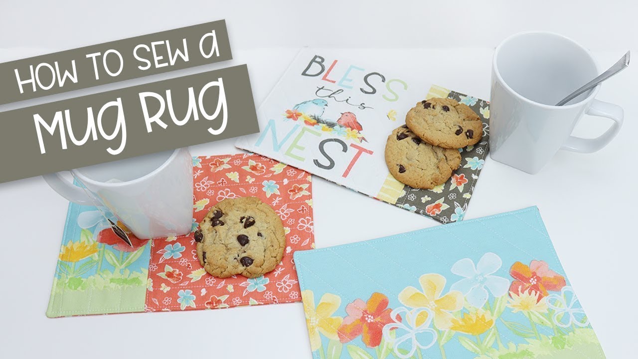 ☕️ How to Sew a Mug Rug - easy sewing project