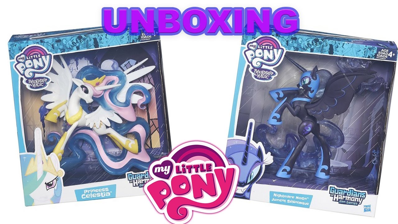 Recenzja figurek Princess Celestia i Nightmare Moon Guardians of Harmony Toys