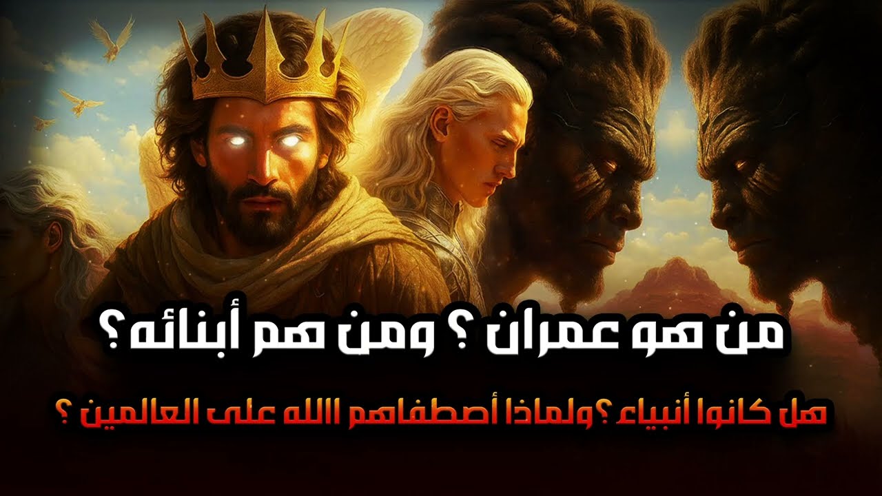 نبيل العوضي  قصة آل عمران الذين اصطفاهم الله وفضلهم على العالمين فى القرآن  فمن هم ؟!
