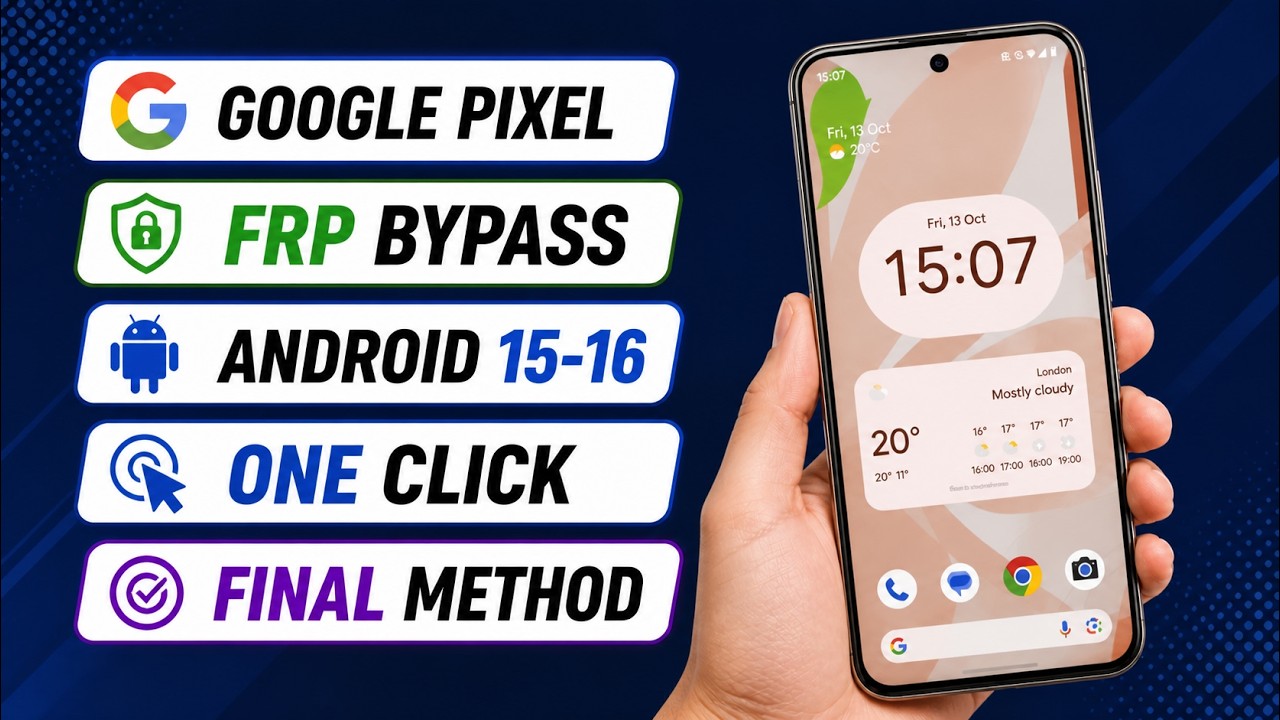 Google Pixel FRP Bypass Android 15-16 Without Ufs Remove | Google Pixel FRP Unlock Android 15-16