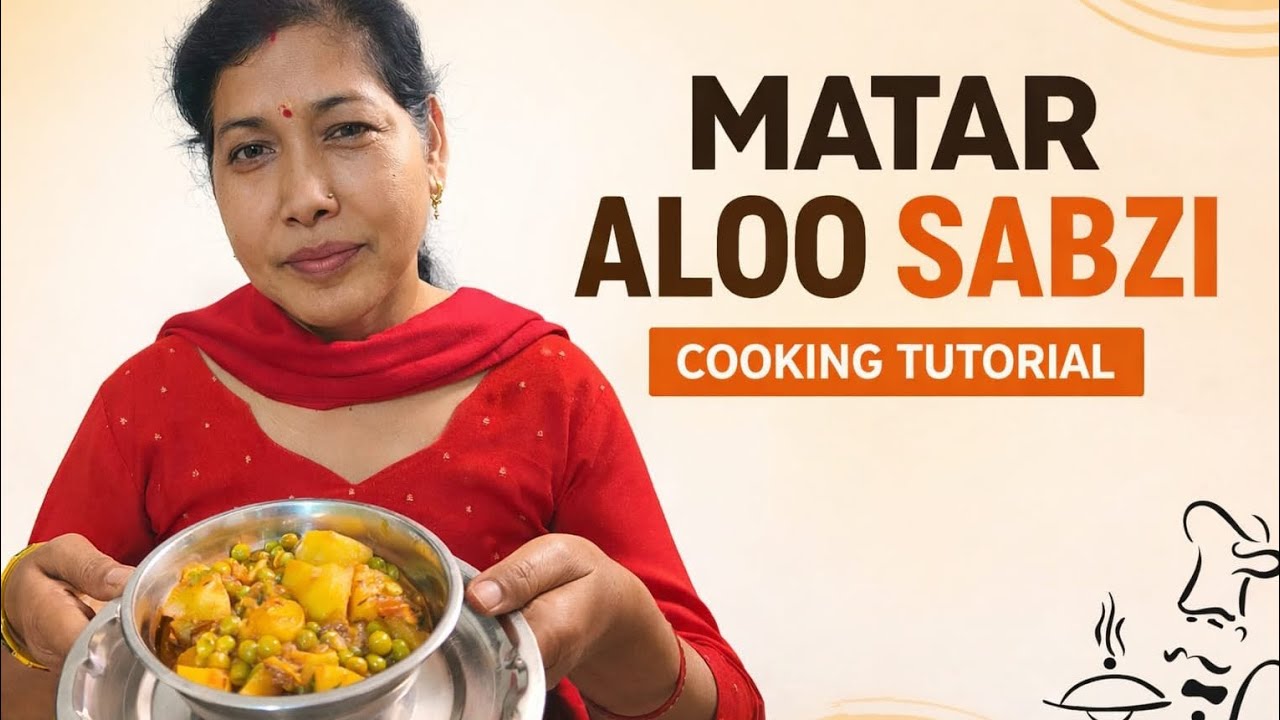 Matar Aloo ki Sabzi | Simple & Quick Recipe