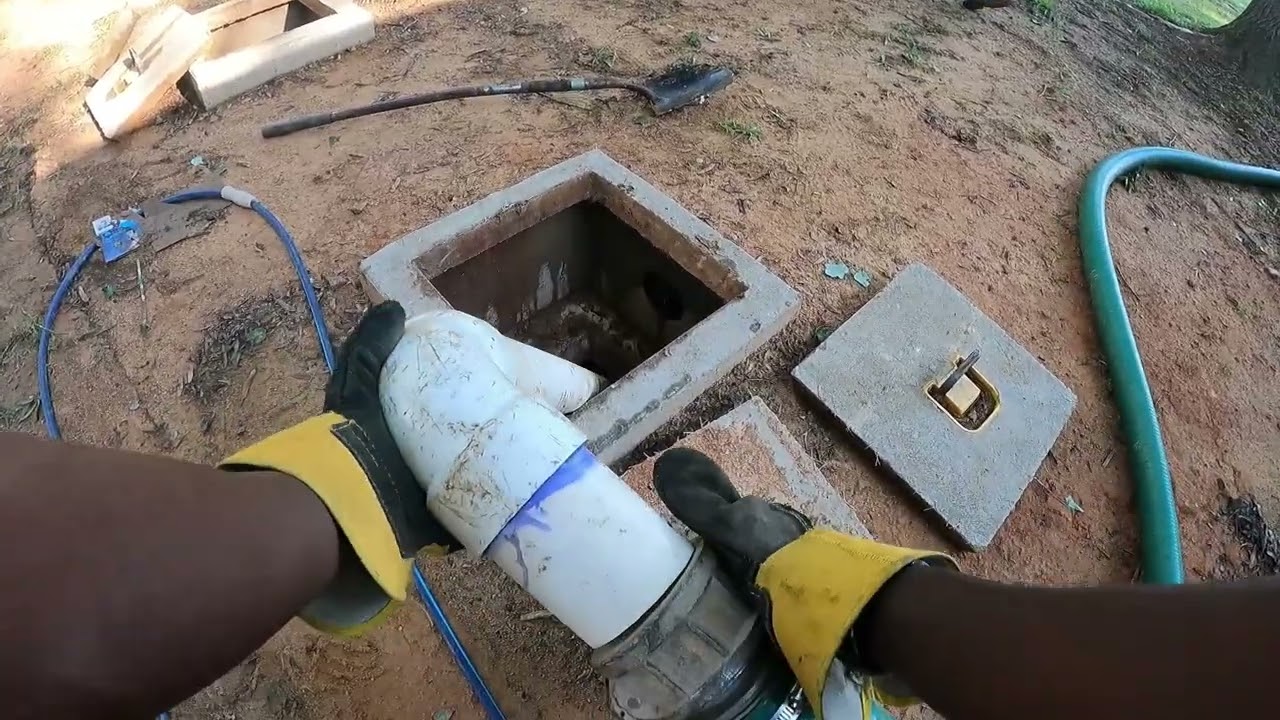 Pumping a 2 year old septic tank