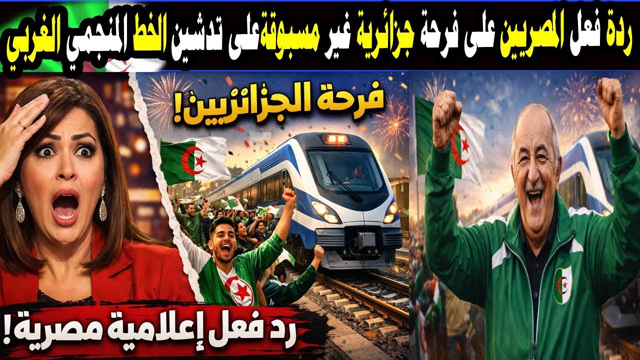 اعلامية مصرية مندهشة من فرحة الجزائريين  على تدشين الخط المنجمي الغربي وردة الفعل تشعل السوشيال!