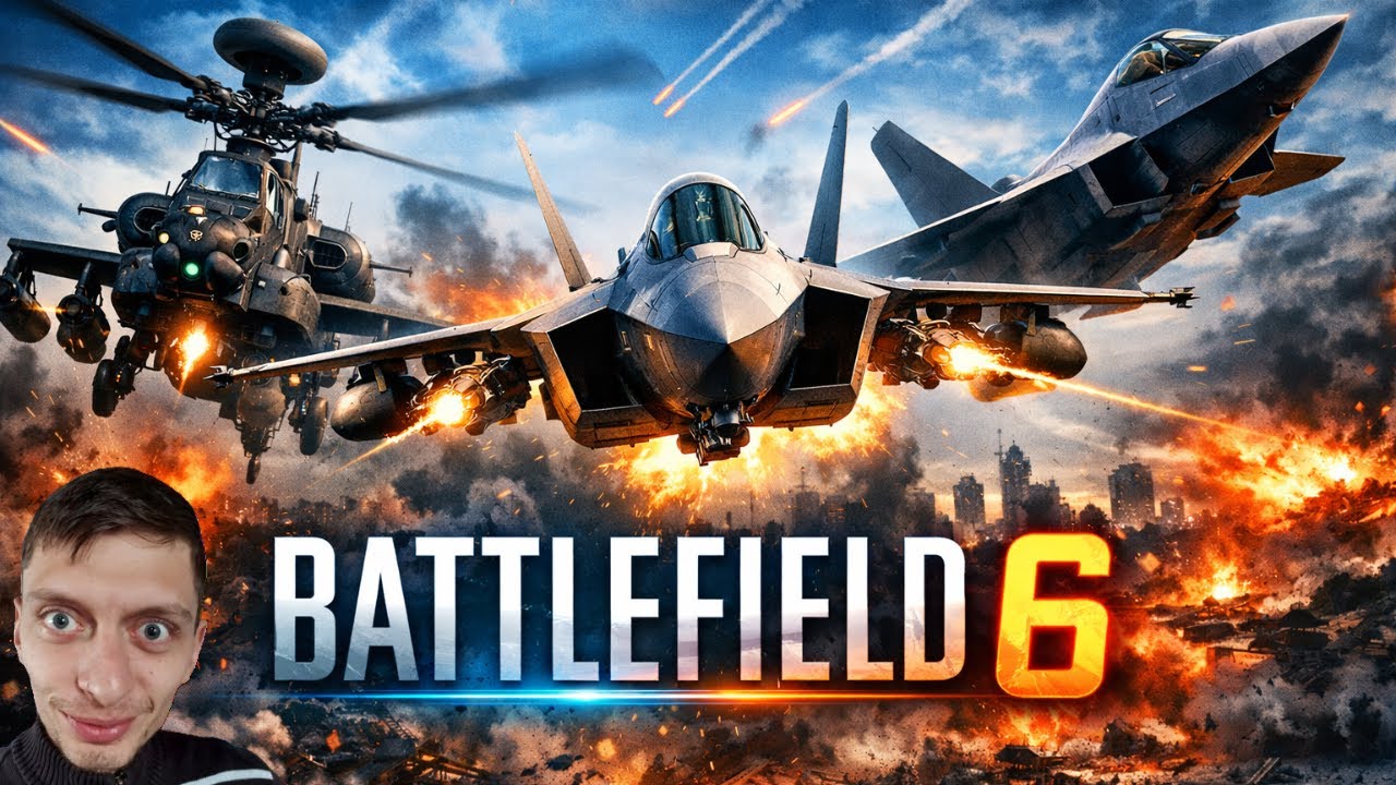 Battlefield 6 em 4k | Helicóptero...Panthera | Jato de Ataque | Caça Su-57 ✔️🥶