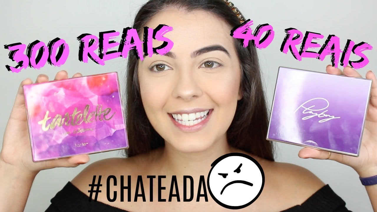O BARATO sai CARO?  Paleta da tarte x paleta da Playboy!