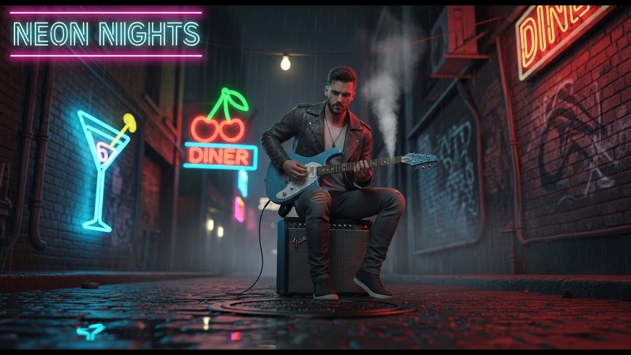 Neon Night Blues — Smooth City Guitar Instrumentals