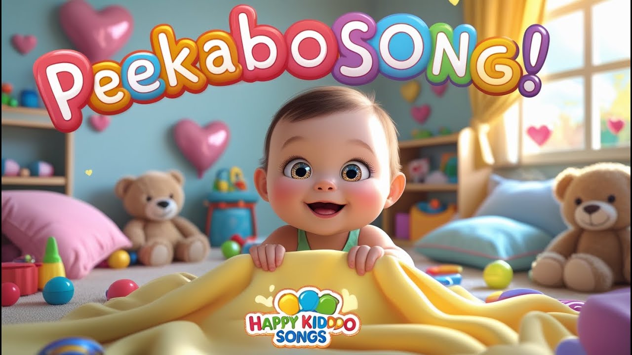 Peekaboo Song 👶🎶 | Fun Baby Song for Toddlers & Kids | Happy Kiddo Songs