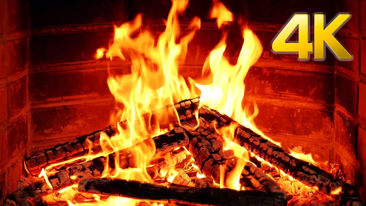 🔥 Peaceful Hearth | Fireplace 4K Ambience with Crackling Wood for Meditation