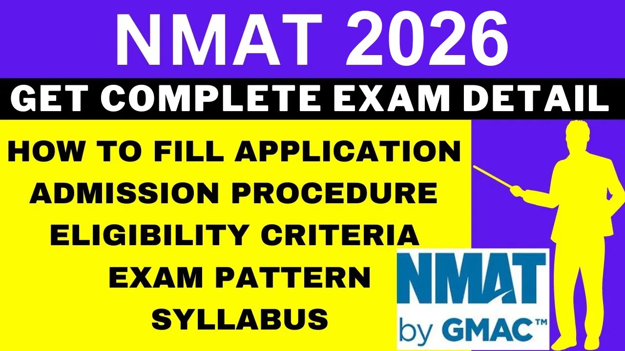 NMAT 2026 Notification (Out), Application, Dates, Eligibility, Syllabus, Pattern, Admit Card