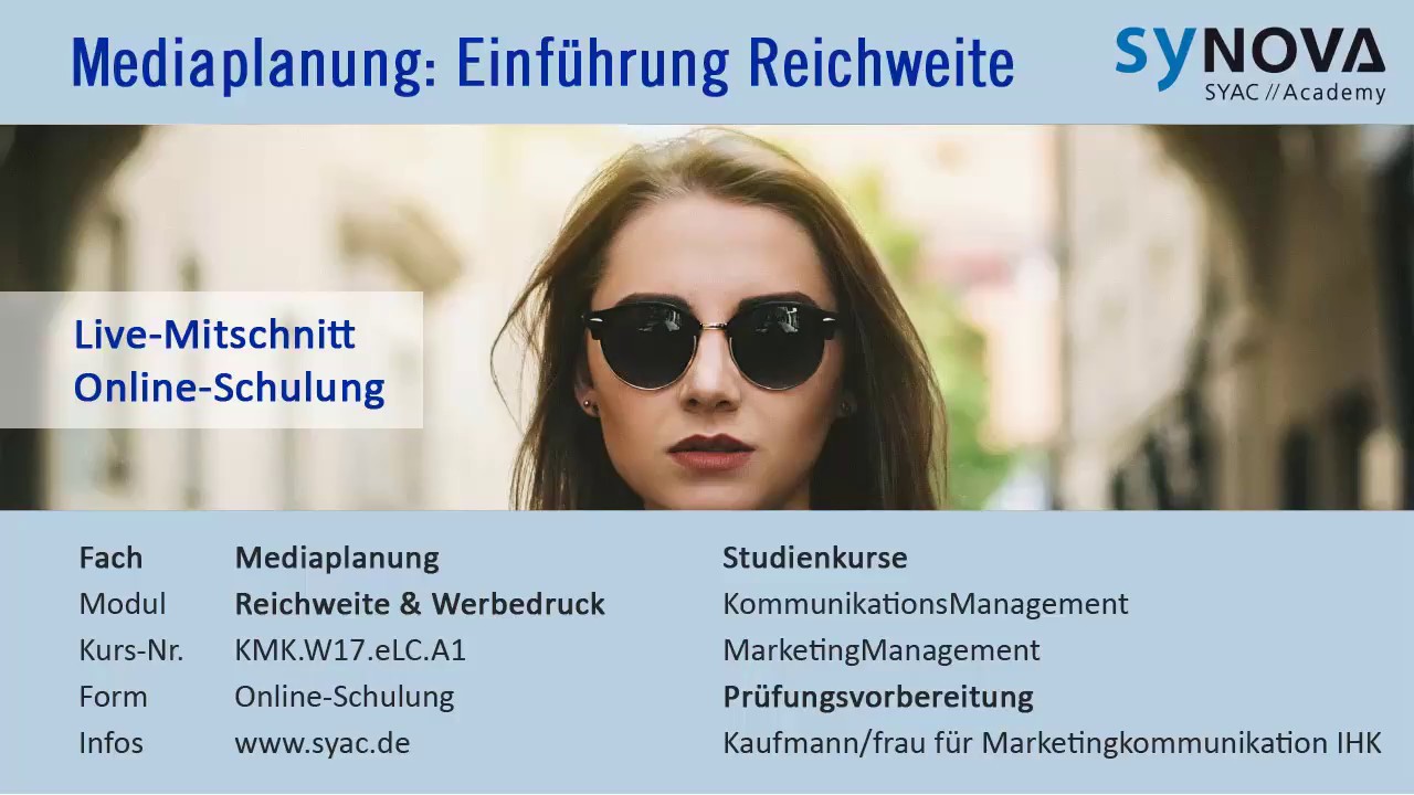 Mediaplanung » Einführung Reichweite und Werbedruck  | SYAC.DE