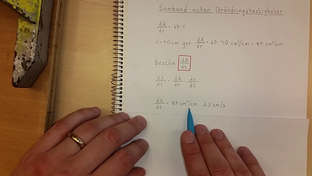 Ma4 Samband mellan förändringshastigheter