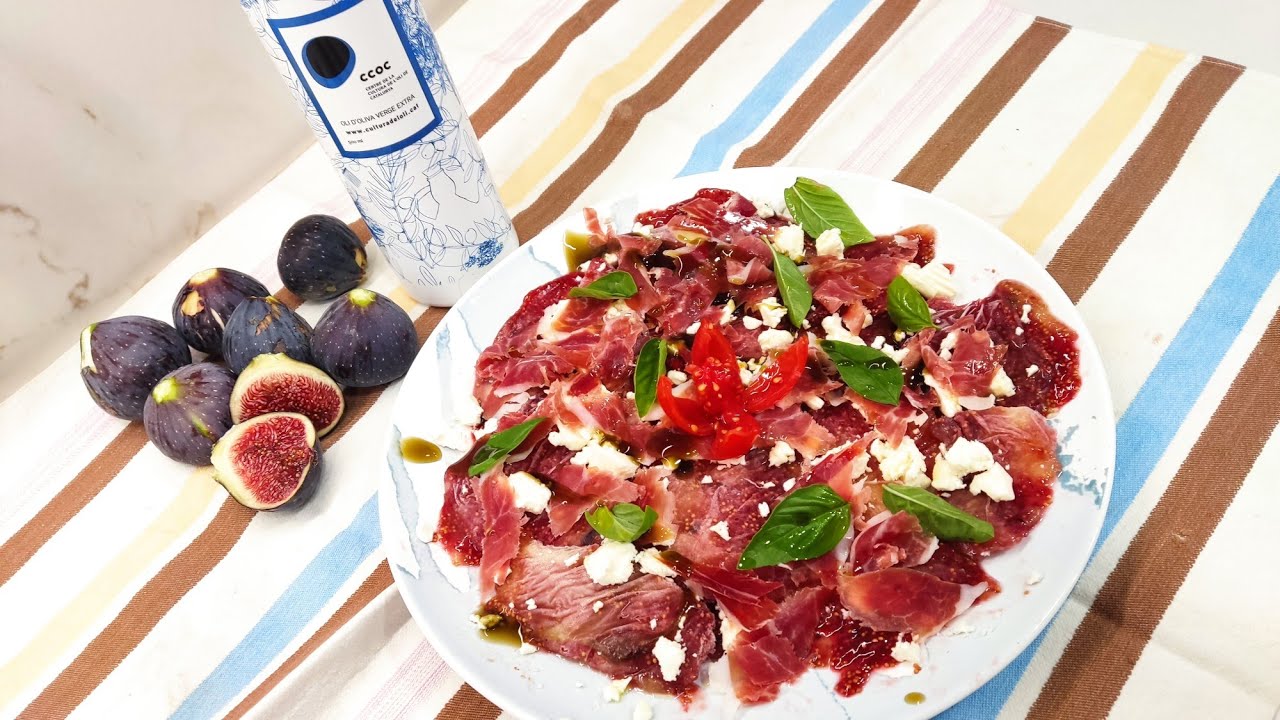 CARPACCIO de Higos #Carpacciodehigos #aperitivoconhigos #recetasen30minutos