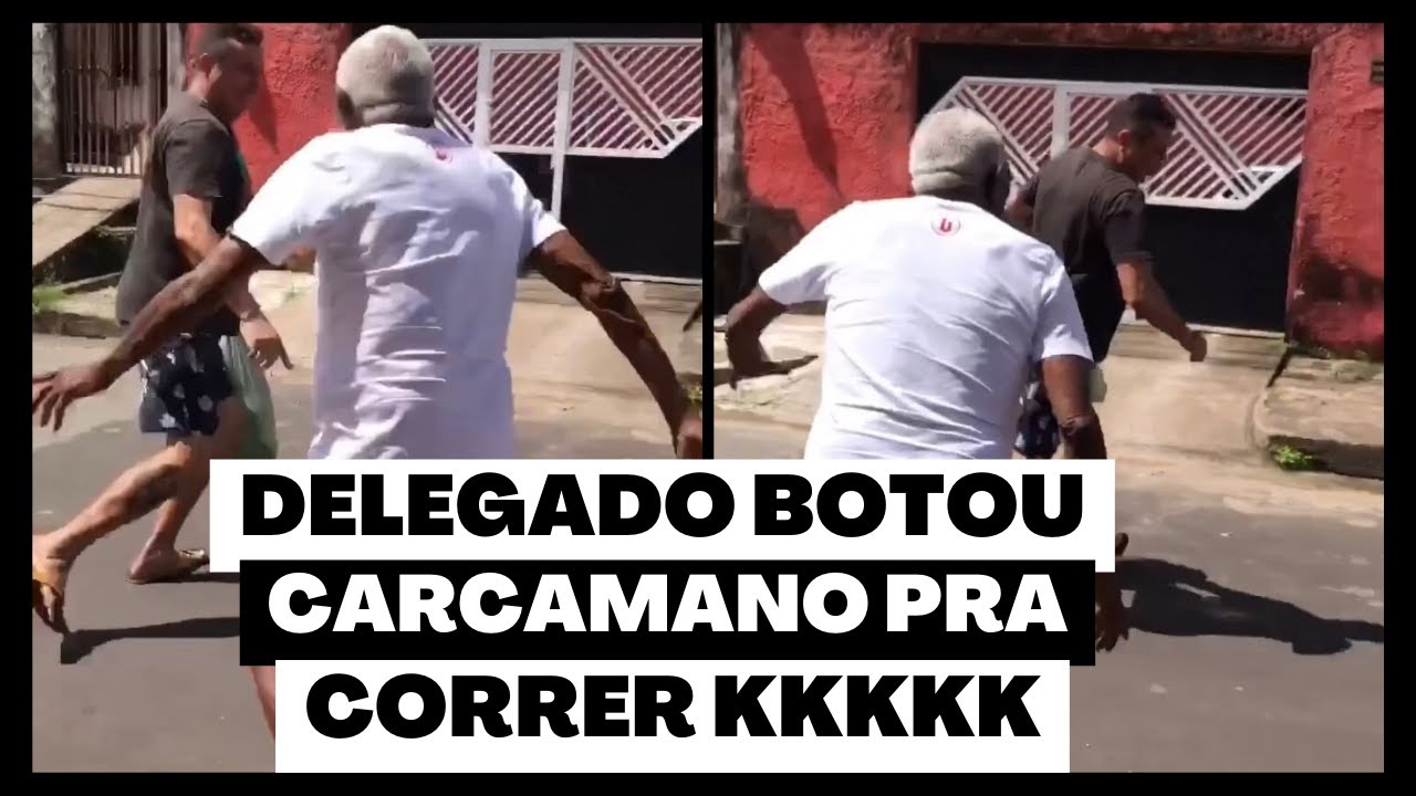 Churrascão do Delegado! E Delega botou Carcamano pra correr.