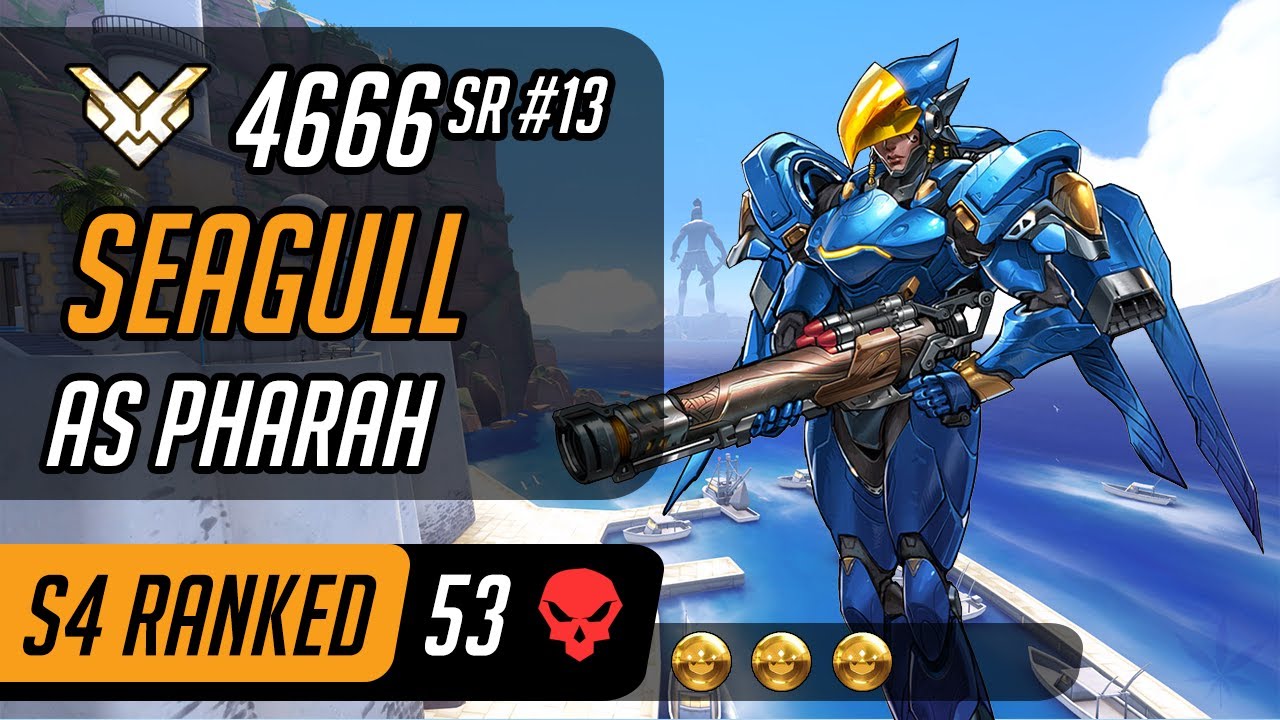 Seagull as Pharah, Mei & Junkrat in Nepal [Season 4 - Grand Master - 53 elimin - 4666 SR - Rank 13]