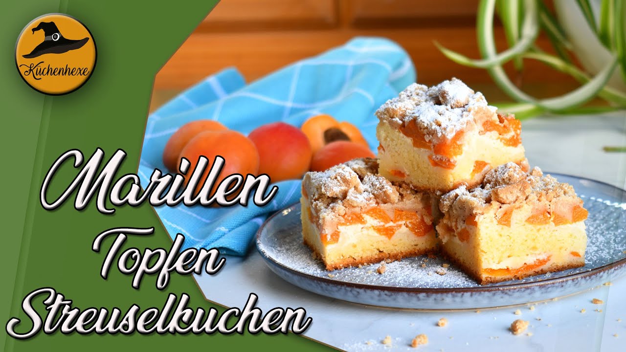 Marillen Topfen Streuselkuchen