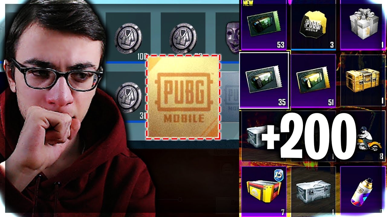 პირველად ჩემს არხზე! +200 ქეისის გახსნა - PUBG MOBILE