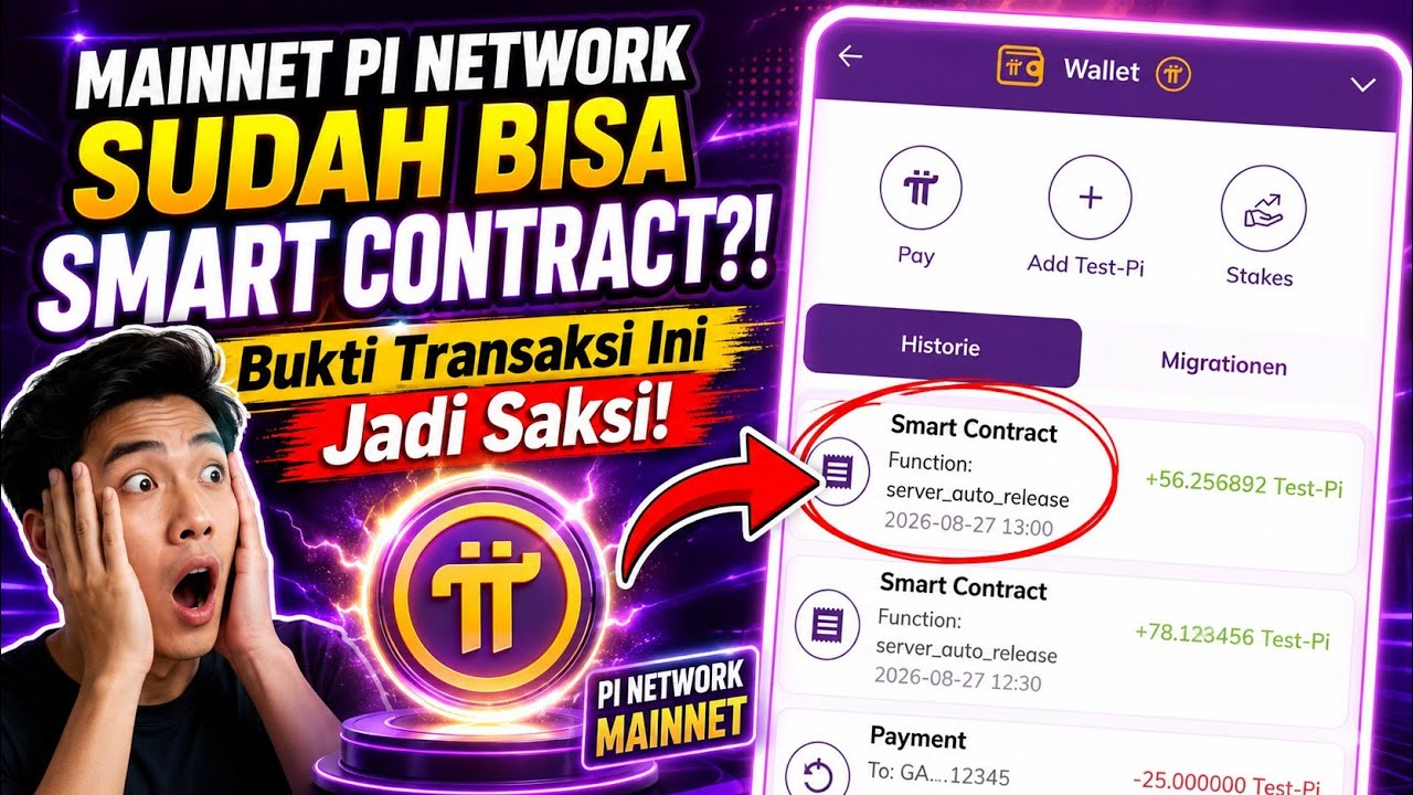 ПОСЛЕДНИЕ НОВОСТИ PI NETWORK~В MAINNET PI NETWORK УЖЕ МОЖНО ИСПОЛЬЗОВАТЬ СМАРТ-КОНТРАКТЫ?! ЭТО ДО...